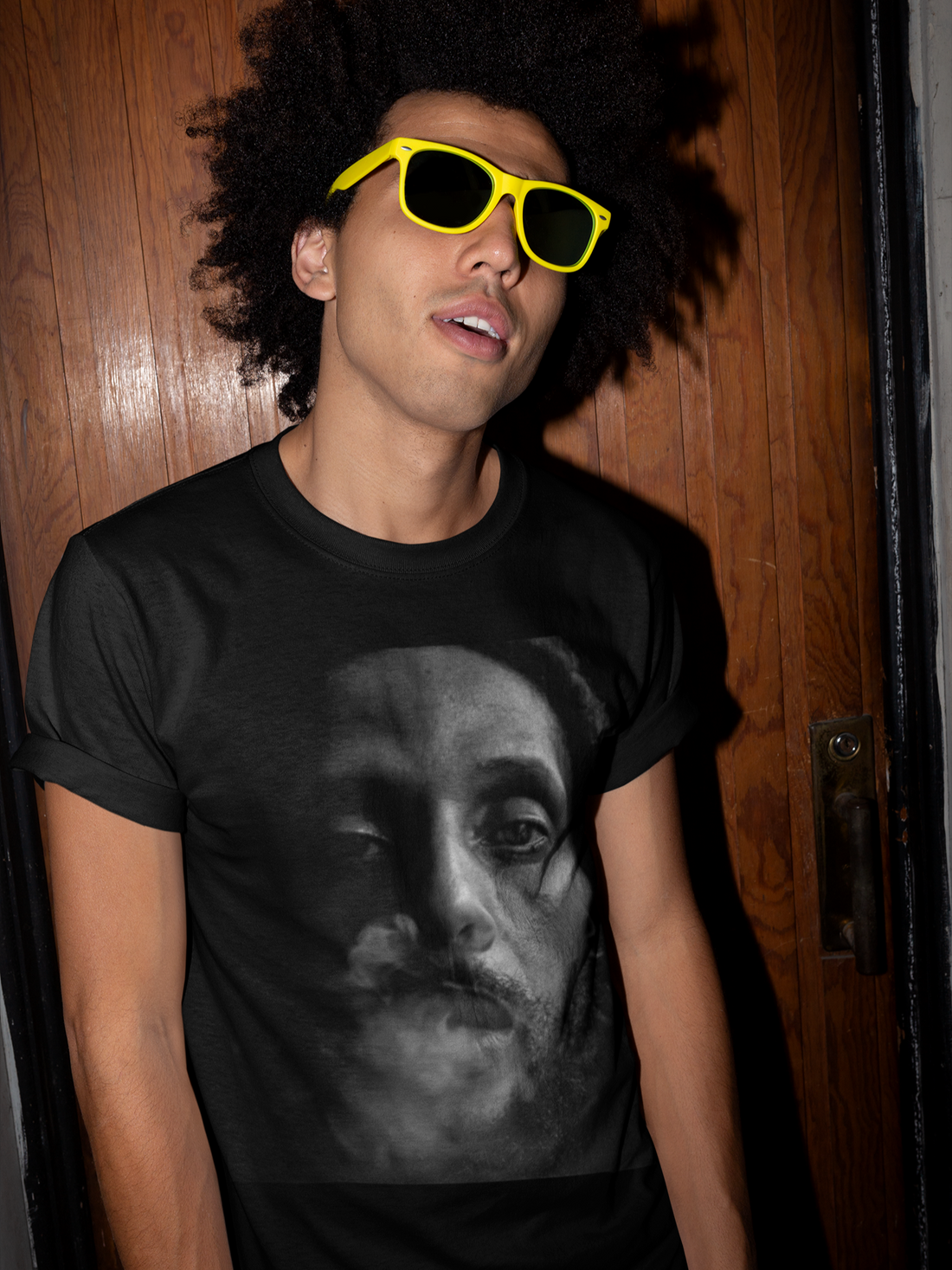 Julian Marley 'Blow Smoke' Short-Sleeve Unisex T-Shirt - Nine Mile Clothing 