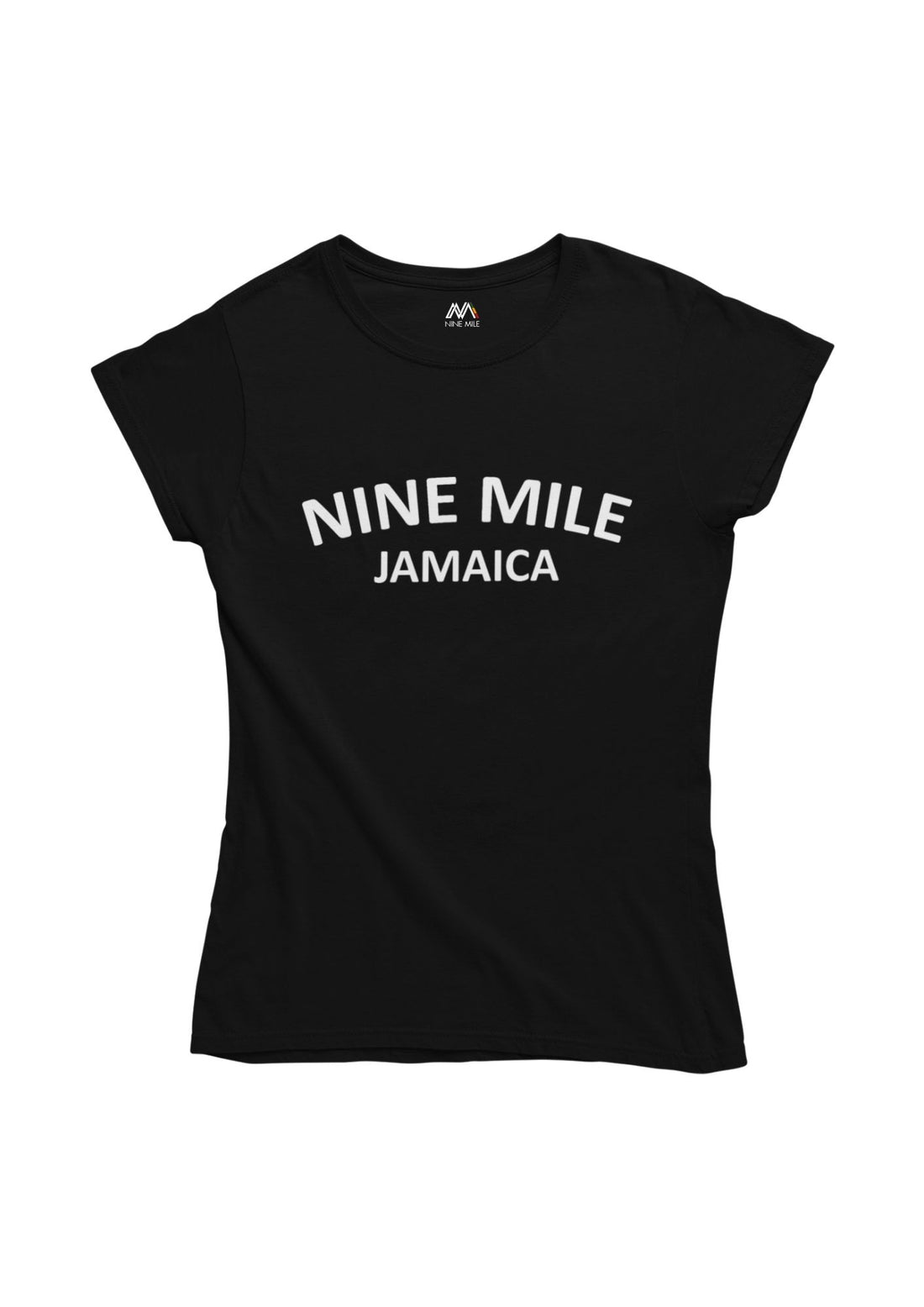 Women Nine Mile Jamaica Plus Black T-shirt - Nine Mile Clothing 