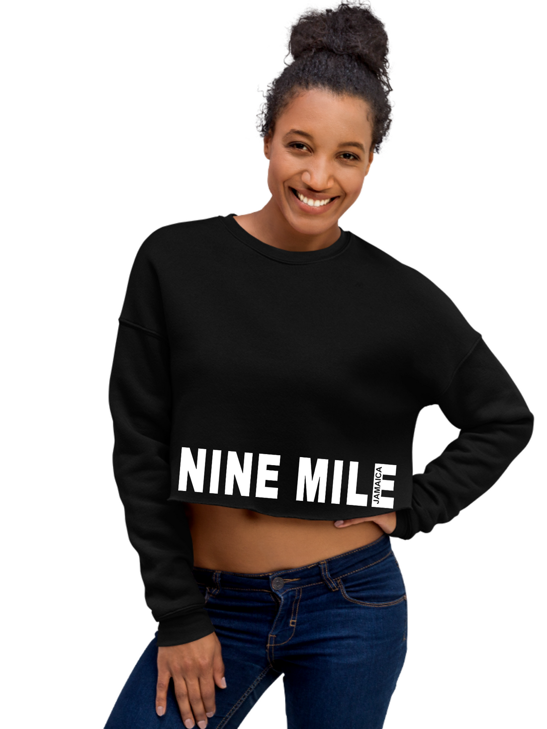 Nine Mile Hem Cut Low Crop Sweatshirt - Nine Mile Clothing 