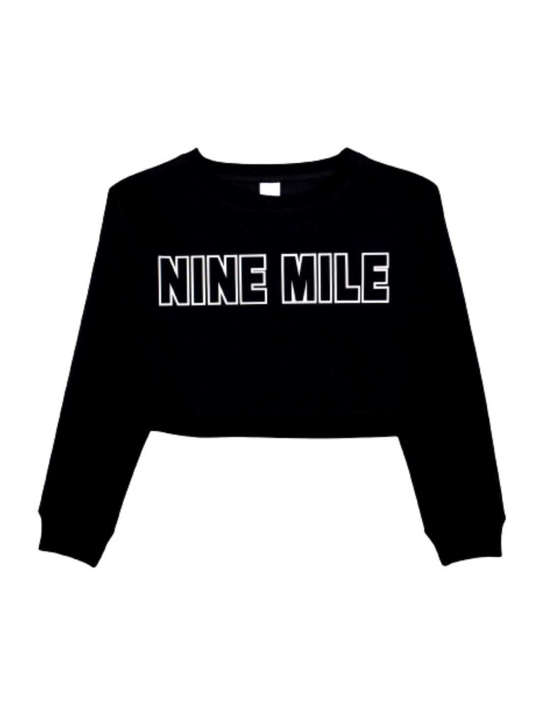 Nine Mile White Outline Sweatshirt - Nine Mile Clothing 