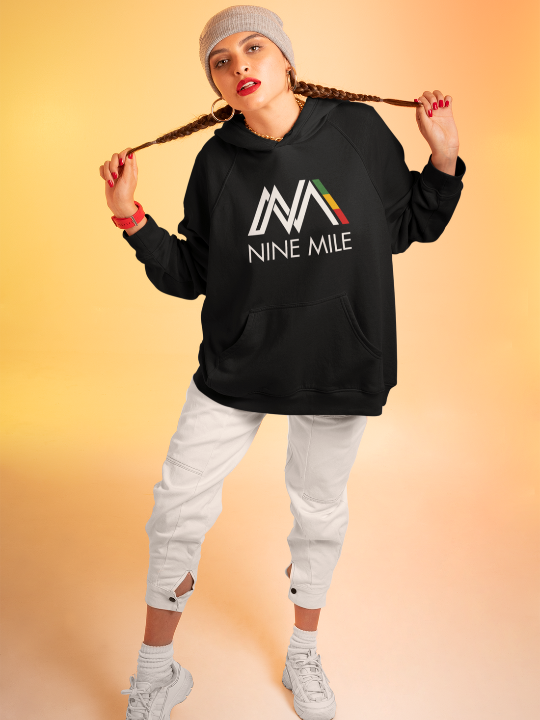 Nine Mile Reggae Vibes Hoodie - Nine Mile Clothing 