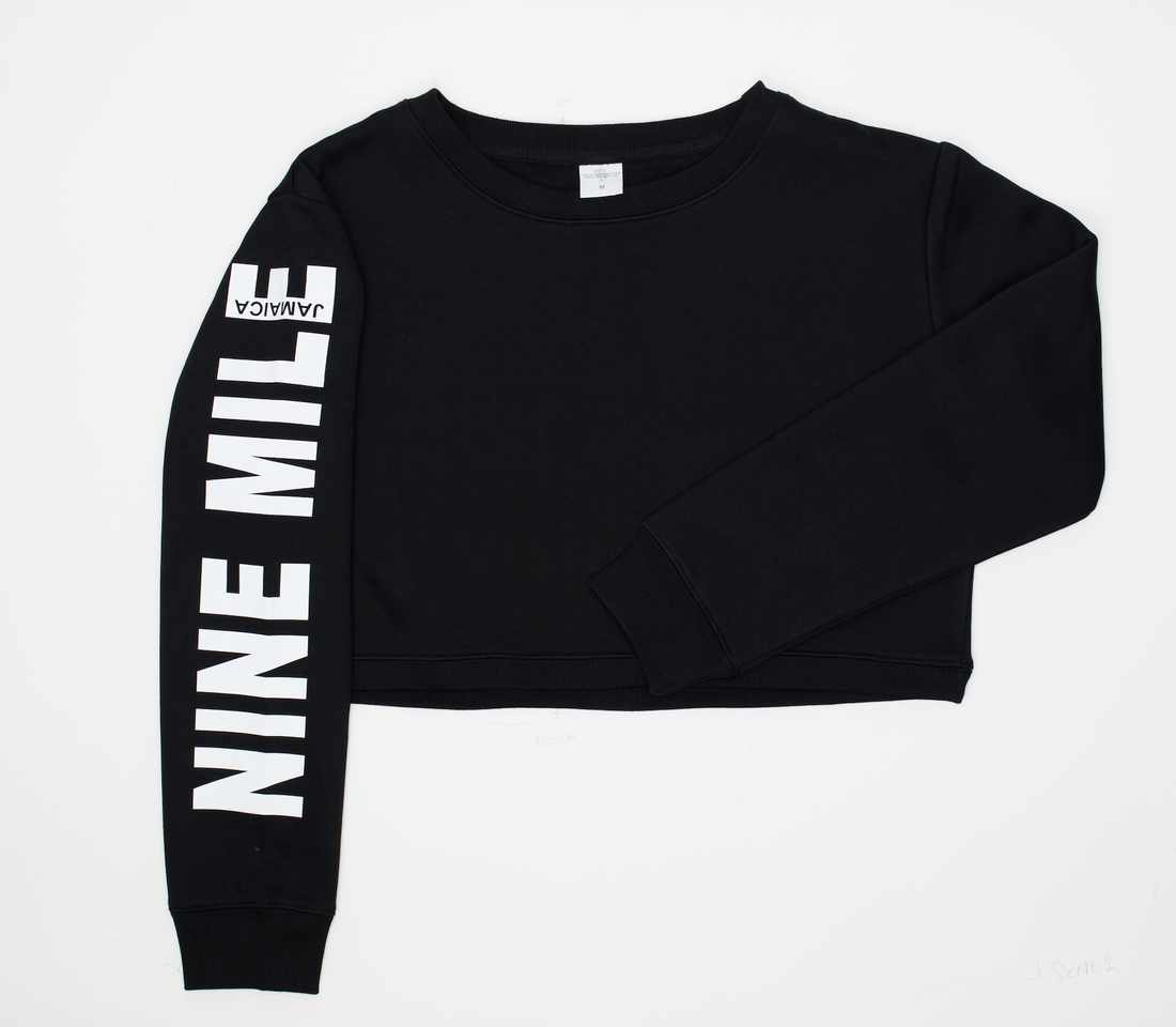 Nine Mile Classic Sleeve Crop Sweatshirt - Nine Mile Clothing 