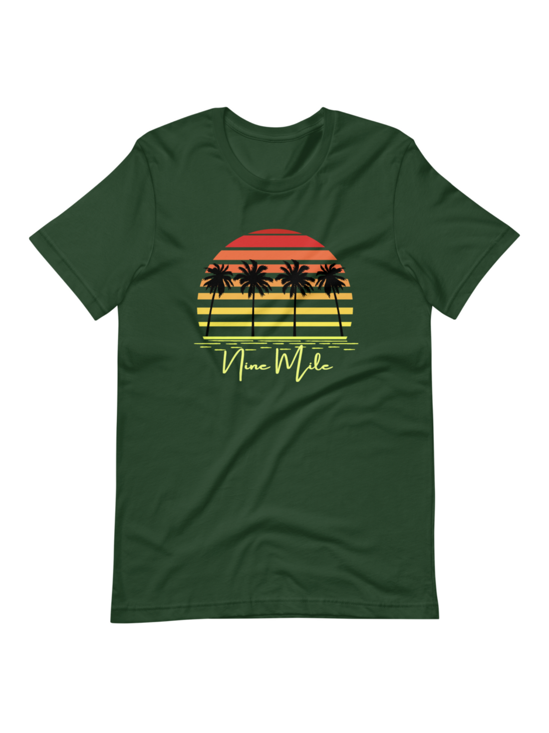 Nine Mile Sunset Short-Sleeve Unisex T-Shirt - Nine Mile Clothing 