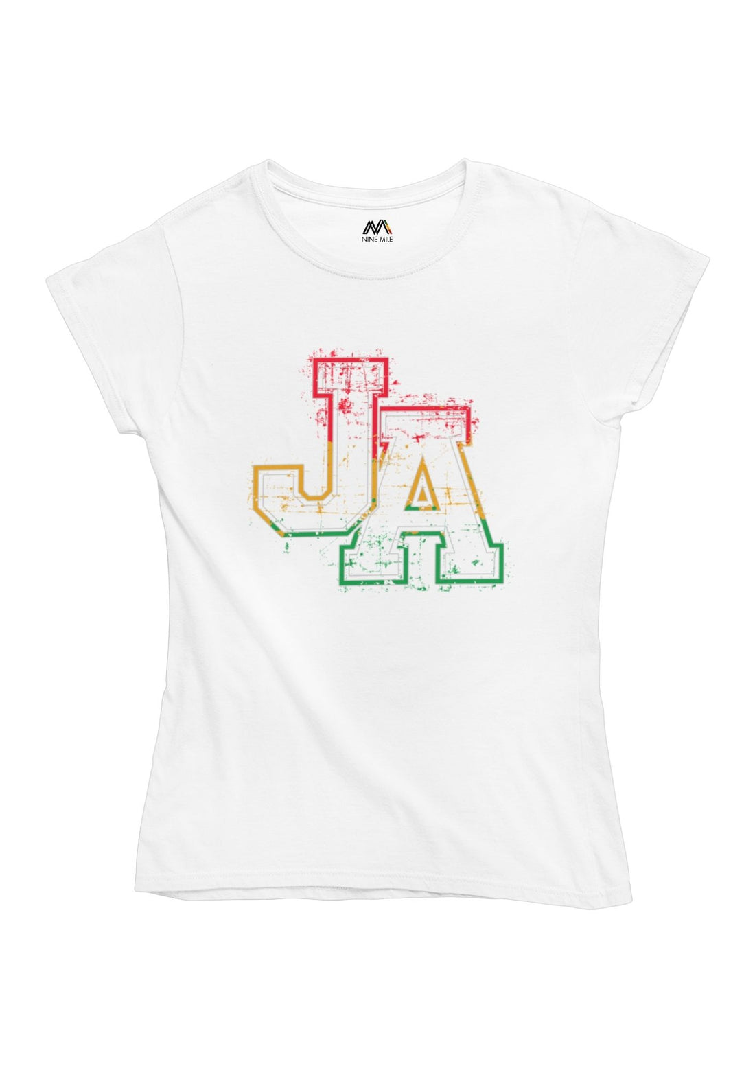 Nine Mile 'JA' Jamaican Reggae Graphic T-Shirt - Nine Mile Clothing 