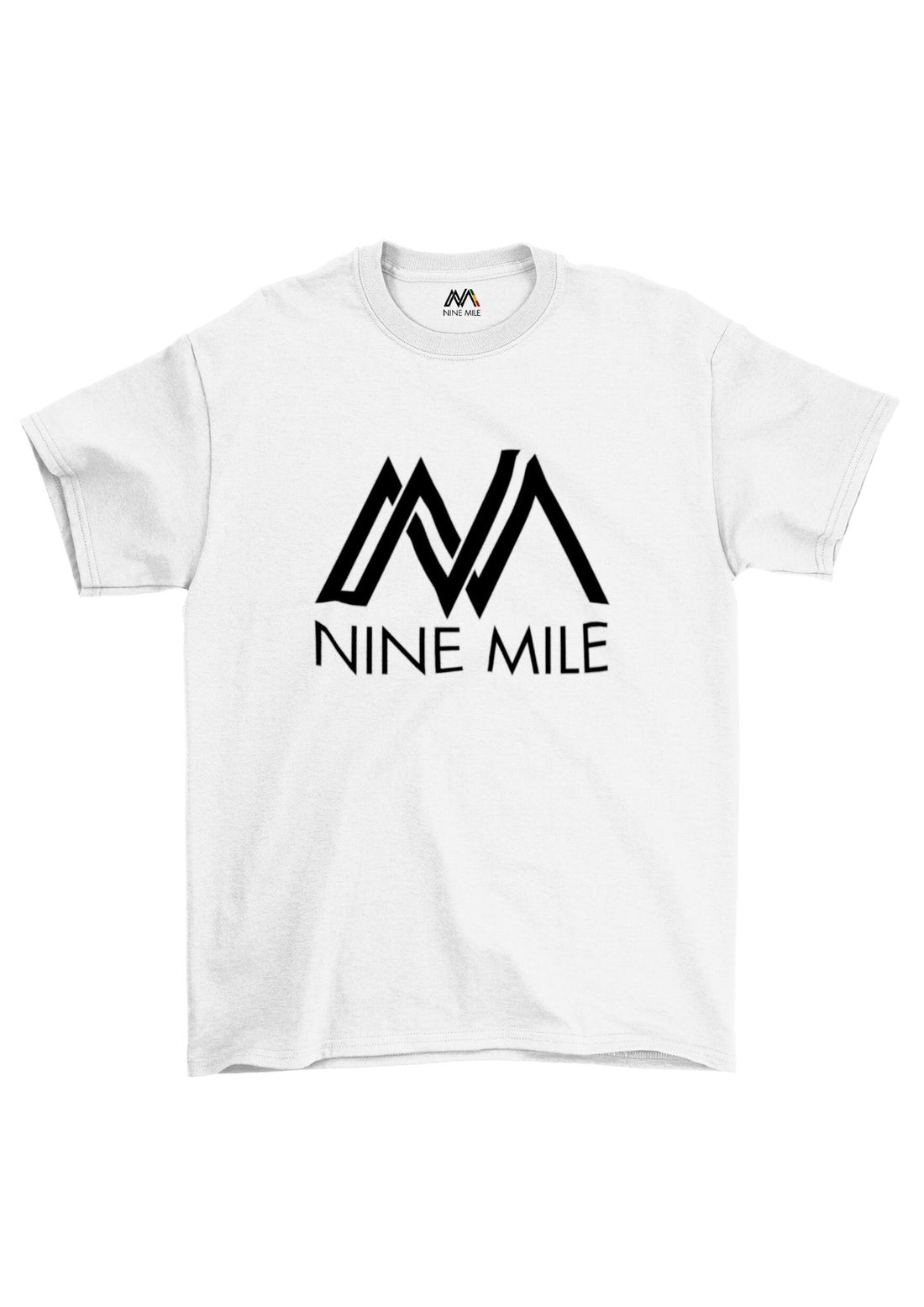 Nine Mile Vibes White Short-Sleeve T-Shirt - Nine Mile Clothing 