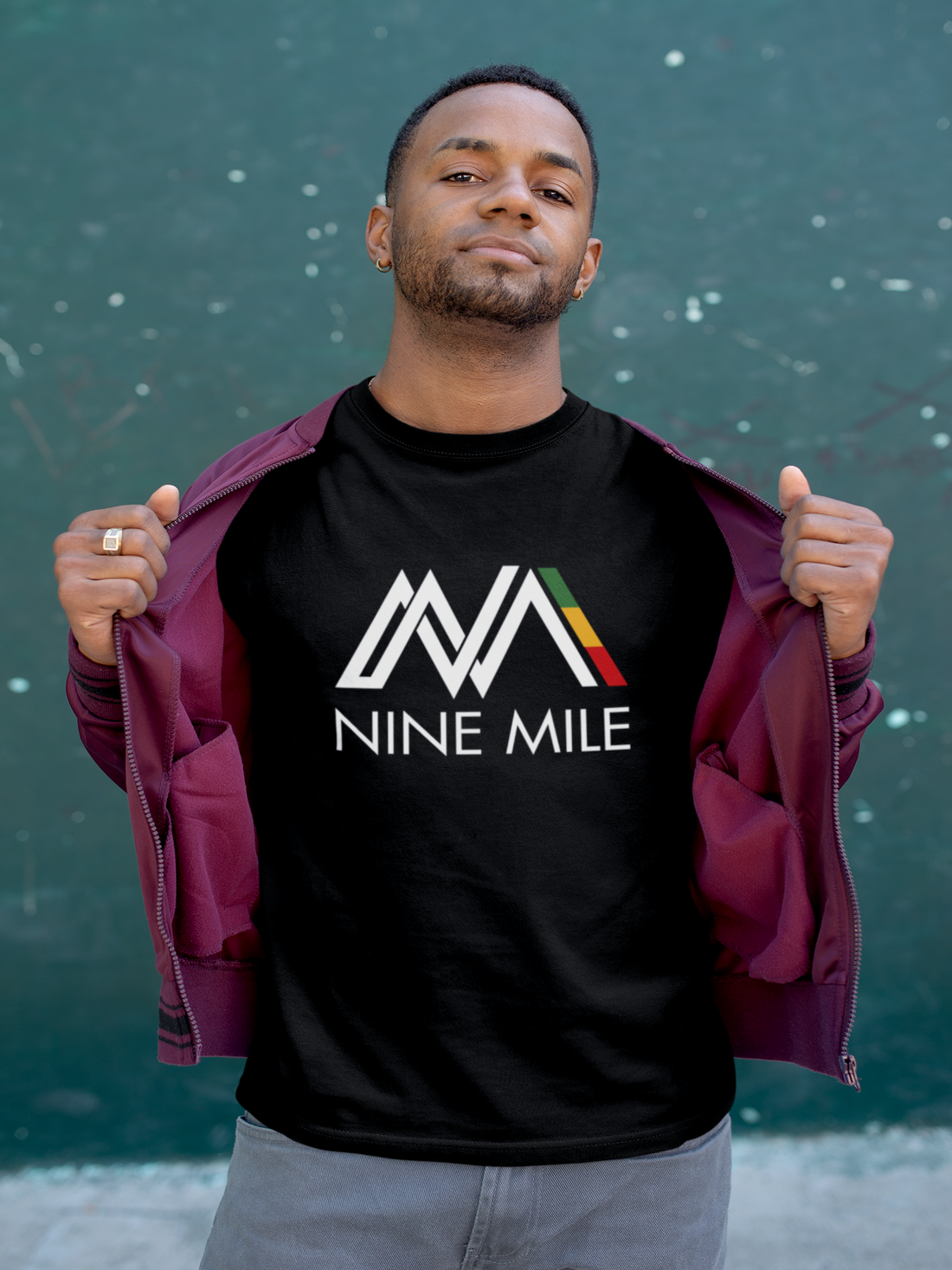 Nine Mile Reggae Vibes Short Sleeve T-shirt - Nine Mile Clothing 