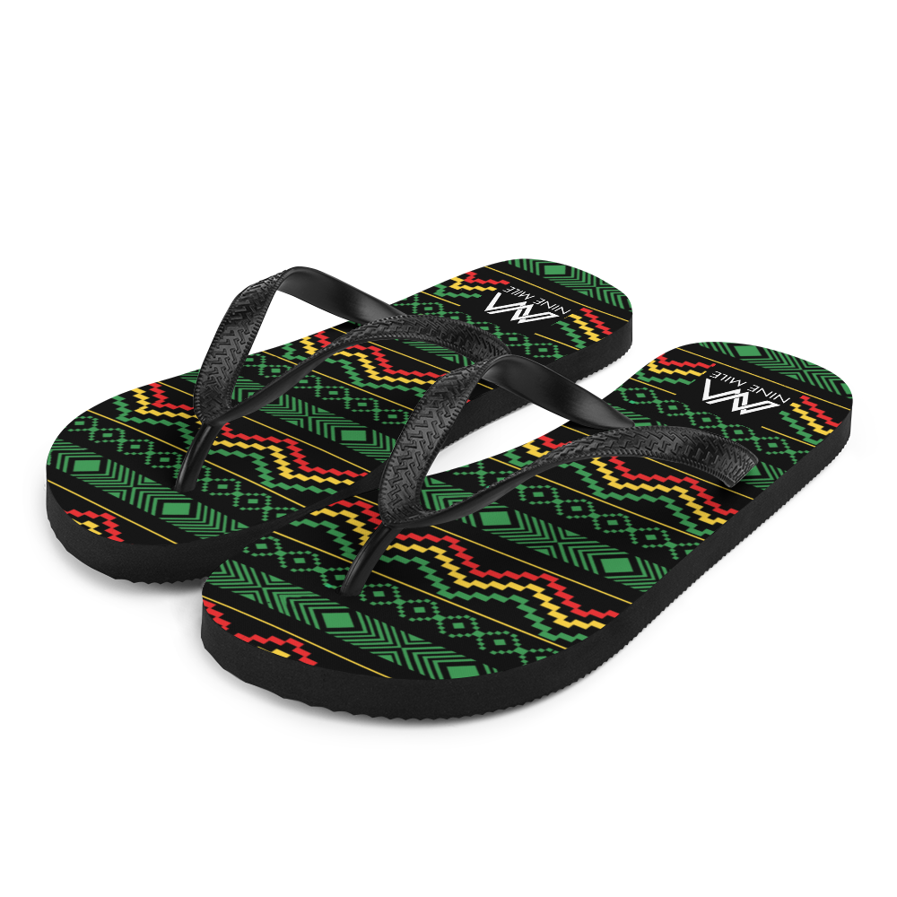 Nine Mile Reggae Playtime Flip-Flops - Nine Mile Clothing 