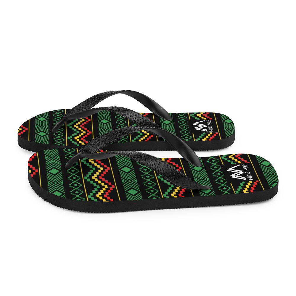 Nine Mile Reggae Playtime Flip-Flops - Nine Mile Clothing 